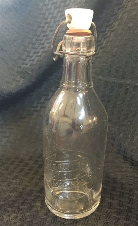 vintage hi-test solution citrate of magnisia fancy bottles|Antique Citrate Magnesia Bottle for sale .